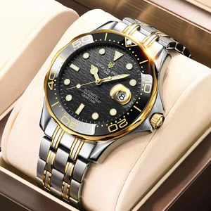 2021 Lige Neue Mode Herren Mechanische Uhren Automatische Tourbillon Luxus Uhr Männer Wasserdicht Datum Uhren Mann Tauchen Armbanduhr Q0524