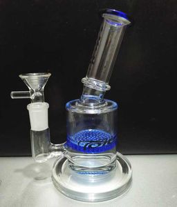 bong! bong di vetro di vendita calda Honeycomb Perc dab wax oil domeless dry herb vaporizzatore tubo dell'acqua mini bruciatore a nafta sestshop