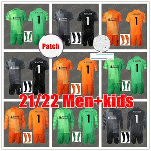 Ny Vuxna Män Kit Ungdom Pojkar Långärmad Soccer Jerseys GK Målvakt A Becker Jersey Kids Kit Fotbollskjorta