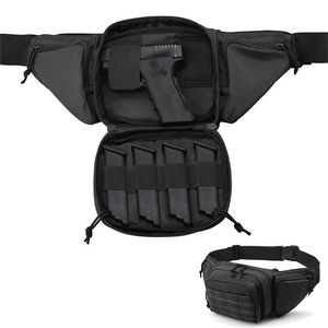 Ao ar livre tático arma cintura bolsa coldre torácica militar combate camping esporte caça atlético ombro estilingue x261a 220216