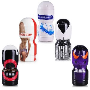 Male Masturbator Cup Soft Pussy Sex Toys Real Vagina Adult Endurance Exercise Products Vacuum Pocket Cup for Men Sex Toys P0814