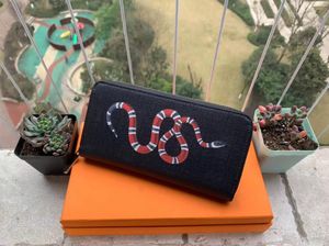 high-quality Fashion women clutch bag wallet pu bags leather single zipper wallets lady ladies long classical purse with box card 60017