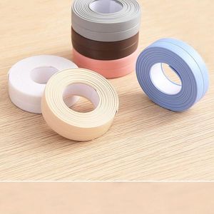 Wall Stickers Style Sink Sticker Seal Tape White PVC Self-adhesive Dwaterproof Water For Kitchen And Bathroom Decoration