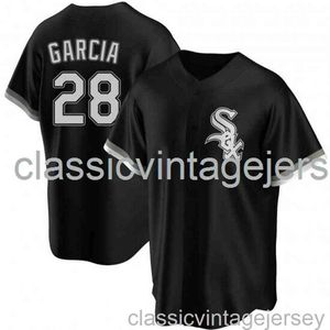 Leury Garcia #28 Black Ver3 Baseball Jersey XS-6XL Stitched Men Women Youth baseball Jersey