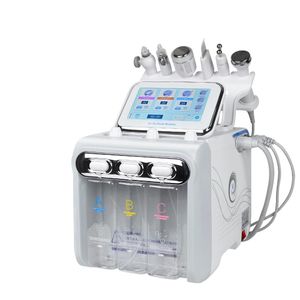 6 I 1 Hydrofacial Microdermabrasion Ultrasonic Skin Scrubber Bio RF Cold Hammer Water Dermabrasion Spa Facial Hud Pore Cleaning Salon Machine