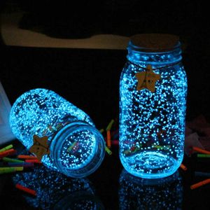 10g Party DIY Fluorescent Super luminous Particles Glow Pigment Bright Gravel Noctilucent Sand Glowing in the Dark Sand Powder ZC776