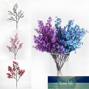 Flores decorativas Grinaldas 1 filial Artificial Faux Gypsophila DIY Floral Buquês Arranjo Para O Casamento Home Office Decoração Preço de Fábrica Projeto Especialista