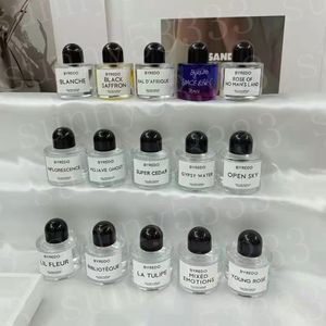 Unseix 남성 여성 향수 100ML Byredo Blanche 슈퍼 시더 향수 남성 여성 향수 오 드 퍼퓸 스프레이 재고 있음 최고 품질의 빠른 배송