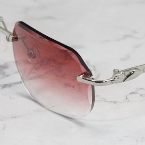 A112 Mens Pantera sem aro diamante corte elegante Carter óculos de sol vintage óculos de condução Gafas De Sol Homens Rimle Stylih Glae Shade Gafa