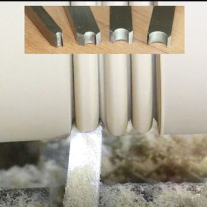 Woodworking Gouges Hand Tools High-Speed Steel Chisel Woodturning Hollowing Tool Drum Bead Round Knife Diameter 3mm 6mm 8mm 10mm