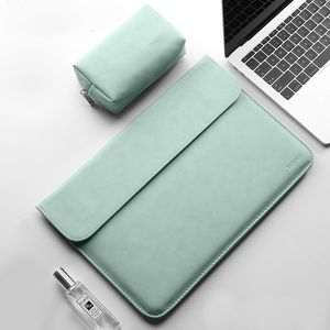 Sleeve Laptop bag For Macbook Pro 13 case Air etina XiaoMi 15.6 lenovo HP Notebook Cover Huawei Matebook 16.1 Shell gray pink green multi styles fit women men on sales