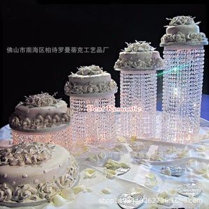 Acheter Pas Cher New Hot Cristal De Luxe En Acrylique Gateau De Mariage Stand Table Decoration Gateau Centerpieces Affichage Pour Birthday Party Supplies Du 192 01 Fr Dhgate