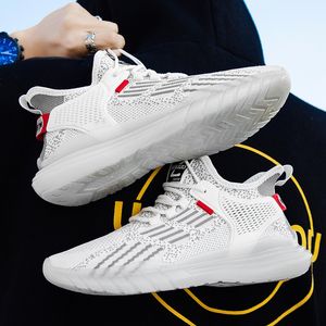 Wysokiej Jakości 2021 Arrival Mężczyźni Kobiety Sport Buty do biegania Najnowsze Dzianiny Biegowie Biały Outdoor Tenis Sneakers 39-44 Wy13-G01