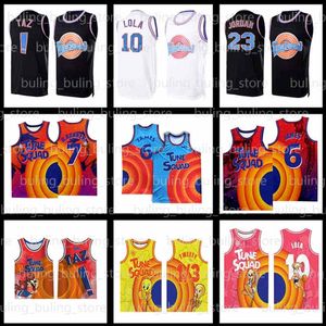 6 Maglia James Space Jam 2 Tune Squad 23 Michael Daffy Duck 22 Bill Murray Bugs 10 Lola Bunny Tweety Throwback Bird Taz R.RUNNER Basket