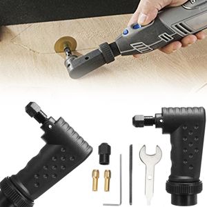 Right Angle Drill Attachment Accessory Rotary Tool Kit - Compatible with Dremel 4000, 3000, 8200, 275 Electric Grinders