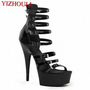 Wholesale performance dance for sale - Group buy Classic CM Sexy Gladiator Super High Heel Platforms Pole Dance Performance Star Model Shoes Wedding Sandals