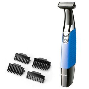 corpo masculino rosto elétrico barbeador elétrico barbeador para homens stubble trimmer barba borda trimer um lâmina aparador de cabelo volta p0817