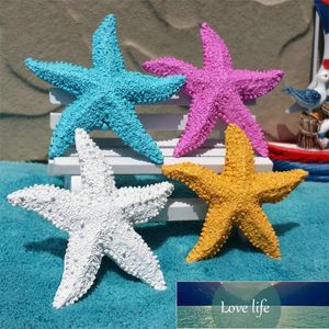 1 PZ 7.5 cm 4 Colori Resina Stelle Marine Figurine Stelle Marine Ornamenti per Scattare Puntelli Foto Decorazione Della Casa Accessori Per Bambini