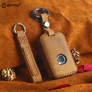 Bolsa inteligente de couro genuíno keyyou S90 v90 xc90 xc60 xc40 Capa chave capa para automóvel automóvel