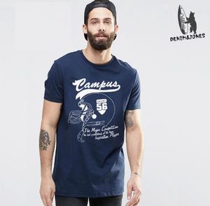 Męskie koszulki Letnie Brooklyn Denim Jone Men Hip Hop Brand Clothing Tops Streetwear T shirt Solid Color Krótki rękaw Tshirt