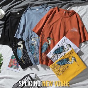 Varsanol Animal Graphic T Shirts Men Cotton Summer T-shirt Printed Top Tees Streetwear Tshirt Couple Male O-Neck TShirts 4xl 210601