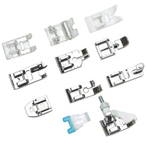 Pc set Sewing Machine Accessories Presser Foot Feet For Diy Machines Kit Leather Zipper Buttons Tools Notions