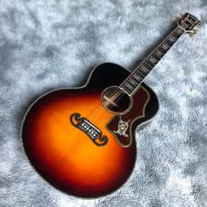 수제 커스텀 43 인치 jubmo 곰팡이 단단한 나무 어쿠스틱 기타