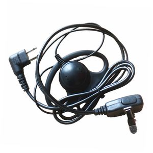 10x D Kształt Soft Hook Earpiece Słuchawki Słuchawki PTT MIC dla Motorola Walkie Talkie Radio MU21C, MU21CV, MU22CVS, MU24CV, MU24CVS