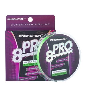 Pro 8倍狂気の釣り糸、8つのストランド、超強い編組ライン - 小さい直径、ゼロのメモリ伸び、複数色 -  125yds / 114m、16-90LB