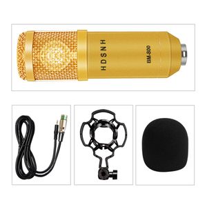 BM-800 8色BM800マイクメイクスタジオMIKROFON MICROFONO CONDENSADOR MIC BM-800 KTVラジオブラッドキャスティングコンピュータ