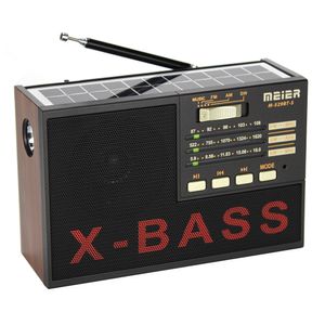 M-529BT-S Solar BT 5.0-Lautsprecher mit FM AM SW-Radio Retro tragbarer Lautsprecher für Elder Gift Multiband Wireless Soundbox