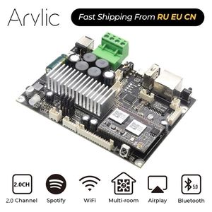 Up2Stream Amp V4 WiFi & Bluetooth5.0 Stereo Amplifier Board 100W DC 12-24V Multiroom Audio With Spotify Airply 211011