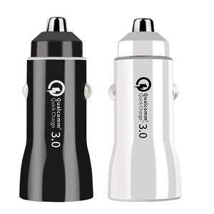 Nützliches Auto-USB-Schnellladegerät QC3.0 für universelle Mobiltelefone, Schnelllade-Mini-Adapter 2023
