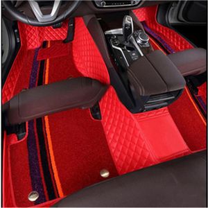 Specializzato nella produzione citroen c4 c5 c6 tappetino auto di alta qualità su e giù due strati di coperta in pelle materiale insapore non tossico