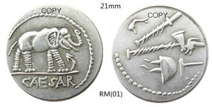 RM01-3232PCS mycket fin kvalitet Ancient Roman Silver Gold Plated Craft Copy Coin Brass Ornaments Retail hela 199T