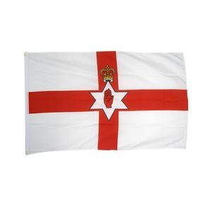 北アイルランドアイルランドのアルスターの明ばいウラドheraldic flags 3 'x 5'ft 100 dポリエステル屋外バナー高品質鮮やかな色の2つの真鍮グロメット