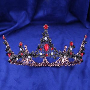 Haarspangen Haarspangen Mode Frauen Kristall Strass Haarband Blume Blatt Muster Tiara Elegante Hochzeit Schmuck Zubehör Braut