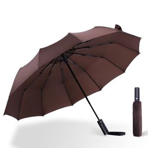 Paraplu s bot paraplu vouwen grote versterkte anti storm drie mannelijke volledige automatische umbrella731