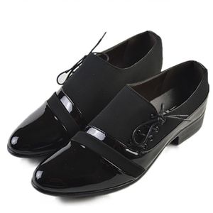 Обувь для одежды Мужчины Оксфорд Патентные Кожаные Мужские Платье Обувь Деловые Обувь Мужчины Оксфорд Кожа Роскошные Мужские Платье