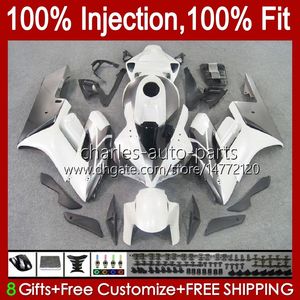 Injection Mold Fairings For HONDA CBR-1000 Gloss white CBR 1000 CBR1000 RR CC 2004-2005 Bodywork 52No.30 1000CC CBR1000RR 04 05 CBR 1000RR 2004 2005 OEM Fairing Kit