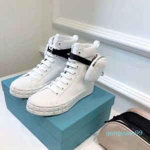 Rolos masculinos de patinação de nylon gabardine high-top sneakers de combate das mulheres sapatos lisos Sapatos ao ar livre Lace-up sapatos casuais com caixa