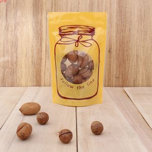 Sustainable Used PP Bags Snack Jar Plastic Mylar Stand Up Ziplock Pouches Eco-friendly Storage With Clear Windowgoods