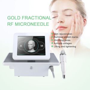 Non-invasive Micro Needling RF Acne Behandling Hudvård Akorta energi Sträckmärken Avlägsnande Funktioner Ansiktslyft Facial Seighting Isulated Need Device för spa