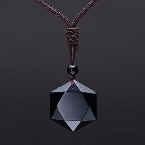 Pendant Necklaces Drop Black O Idian Pendants Star Of RongDe Lucky Love Crystal Jewelry With Free Rope Gifts