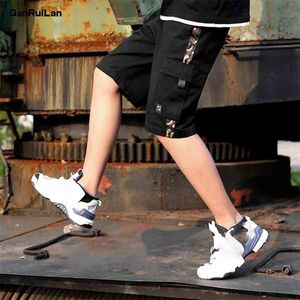 Men Cargo Shorts Summer Camo Short Trousers Masculino Sport Cotton Sweatpants Mens Pocket Plus Size M-8XL Homme Ete B0712 210518