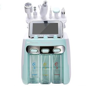 6/7 in 1 Oxygen Jet 초음파 Cavitation Hydra Dermabrasion Machine 워터 아쿠아 스프레이 건 RF 하이드로 미세 박피 껍질 진공 피부 필링