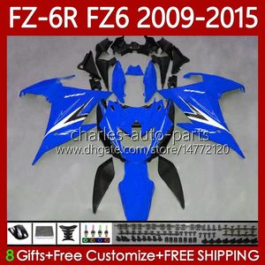 YAMAHA FZ 600 için OEM FZERALARI 6N6 FZ600 FZ6R 2009 2010 2011 2012 2013 2014 2015 BODY 103NO.134 FZ-6N 09 Siyah Mavi 10 11 12 13 14 15 FZ6N 09-15 Karoseri Kiti