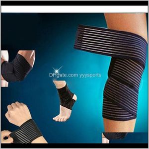 Almofadas joelho cotovelo pulso torcedores de bondage apoio apoio envoltório esporte esporte bandagem cinta cinto fitness ginásio gym brace fita elastic band1 jwg41 ftfum