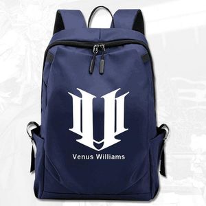 Vw Embolsado al por mayor-Mochila Williams VW Daypack Blue Black Grey Schoolbag Tennis Star Rucksack Sport School Bag Pack Pack Day Pack