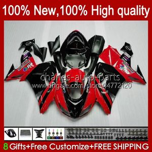 OEM Code Code для Kawasaki Ninja ZX1000 ZX-10R ZX1000CC 06-07 Moto Body 14no.18 ZX 10R 10 R 1000 CC 1000CC 2006 2007 ZX10R 06 07 ZX1000C 2006-2007 Объекты Factory